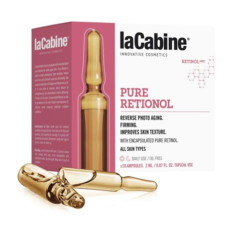 La Cabine Pure Retinol ampułki do twarzy redukujące skutki fotostarzenia 10x2ml