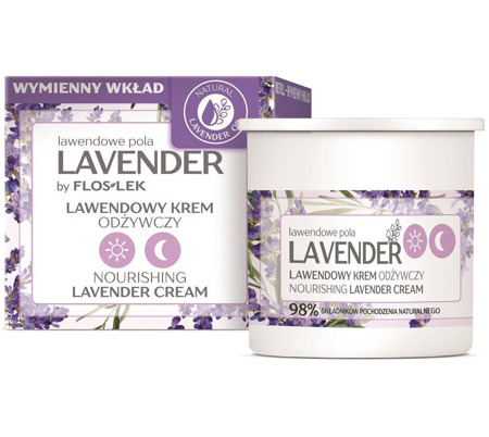 Lavender lawendowy krem odżywczy na dzień i na noc Refill 50ml