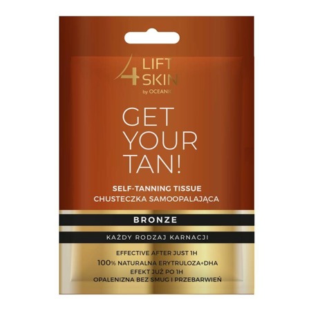 Lift4Skin Get Your Tan! chusteczka samoopalająca 1szt