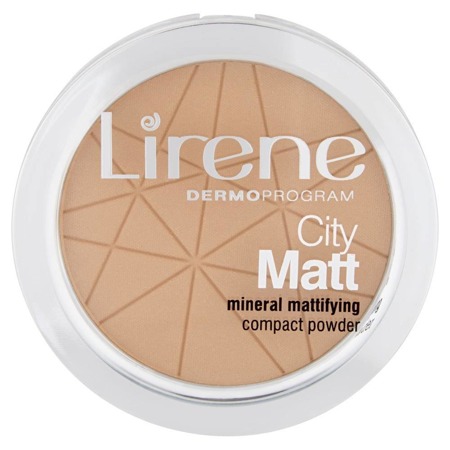 Lirene City Matt Mineral Mattifying Compact Powder 02 Naturalny 9g