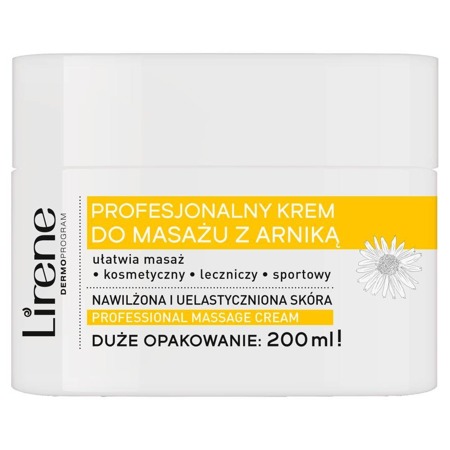 Lirene Professional Massage Cream profesjonalny krem do masażu z arniką 200ml