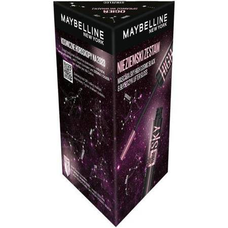 Maybelline Lash Sensational Sky High Mascara Cosmic Black 7.2ml + Lifter Gloss 001 Pearl 5.4ml