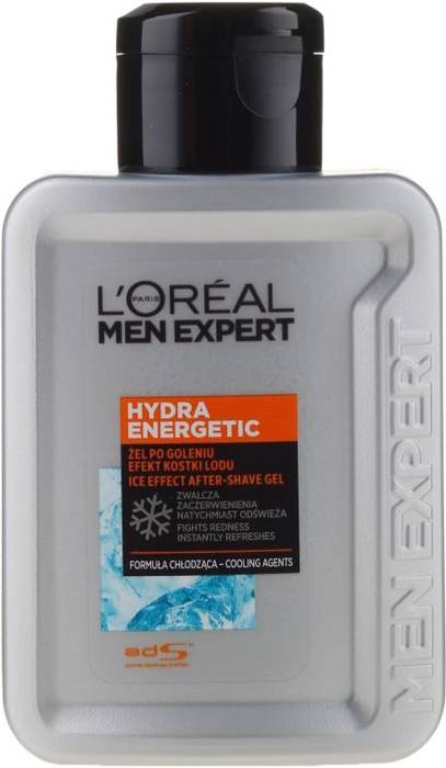 Men Expert Hydra Energetic Regenerujący żel po goleniu efekt kostki lodu 100 ml