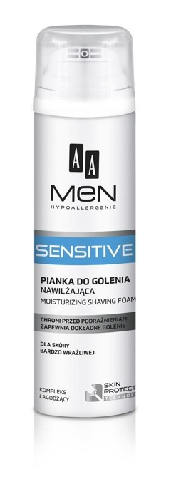 Men Sensitive Moisturizing Shaving Foam nawilżająca pianka do golenia do skóry bardzo wrażliwej 250ml