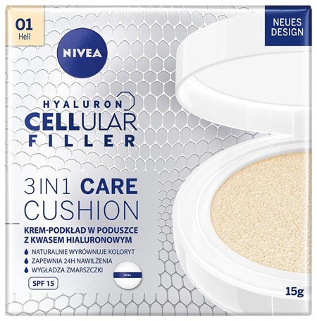 NIVEA Hyaluron Cellular Filler 3in1 Care Cushion SPF15 01 Light 15g