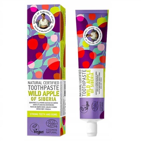 Natural Toothpaste naturalna pasta do zębów Dzikie Jabłko z Syberii 85g