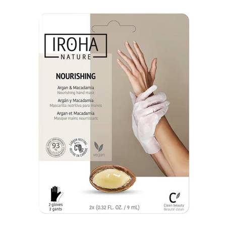 Nourishing Hand Mask odżywcza maska do rąk w formie rękawic Argan & Macadamia 2x9ml