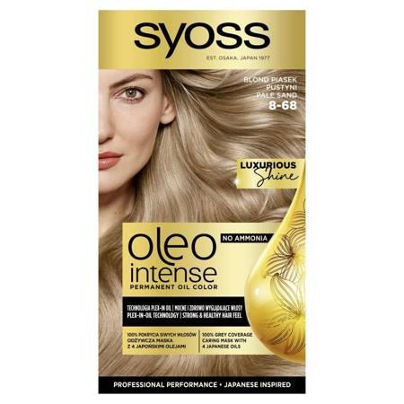 Oleo Intense farba do włosów trwale koloryzująca z olejkami 8-68 Blond Piasek Pustyni