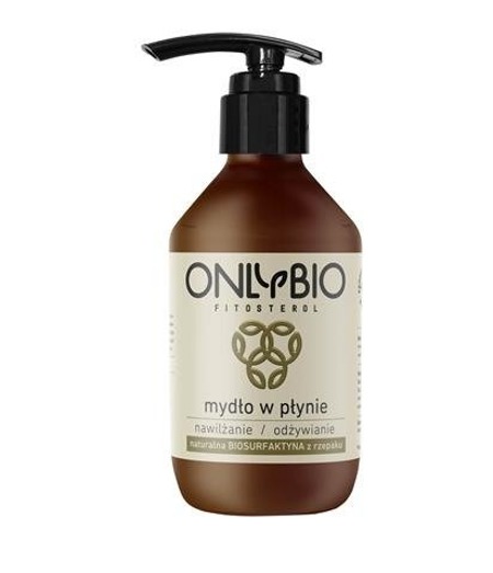 OnlyBio Fitosterol nawilżająco-odżywcze mydło w płynie z olejem z sezamu pompka 250ml