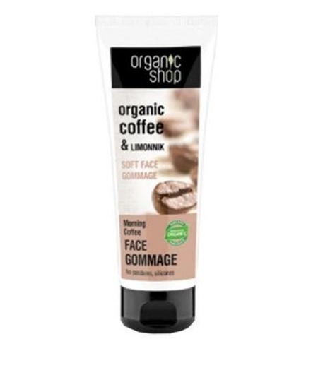 Organic Coffee & Limonnik Face Gommage delikatny peeling do twarzy 75ml