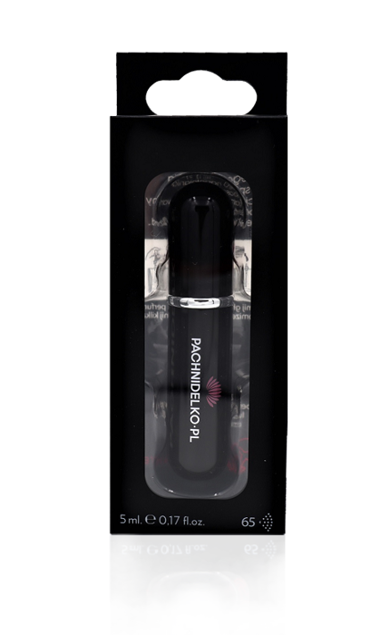 Pachnidelko Atomizer podróżny do perfum - perfumetka czarna 5ml