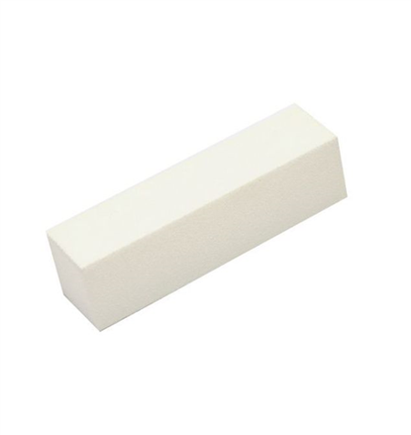 Pack Of 10 White Sanding Nail Blocks komplet bloków polerskich do paznokci biały 10szt
