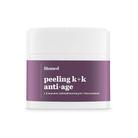 Peeling K+K anti-age z kwasem laktobionowym i korundem 50g