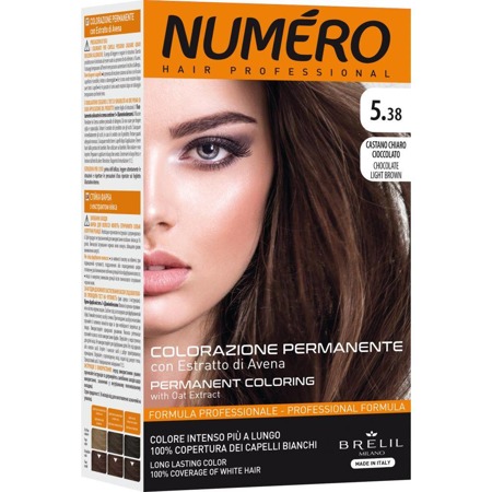 Permanent Coloring farba do włosów 5.38 Chocolate Light Brown 140ml