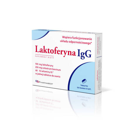 Pharmabest Laktoferyna IgG 15 tabletek do ssania