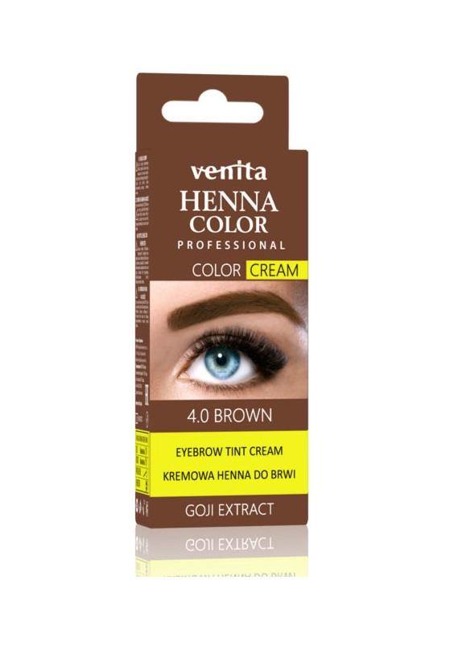 Professional Henna Color Cream henna do brwi w kremie 4.0 Brown 30g