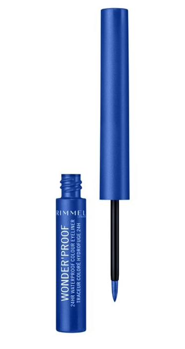 RIMMEL Wonder'Proof wodoodporny eyeliner w pędzelku 05 Pure Blue 1,4ml