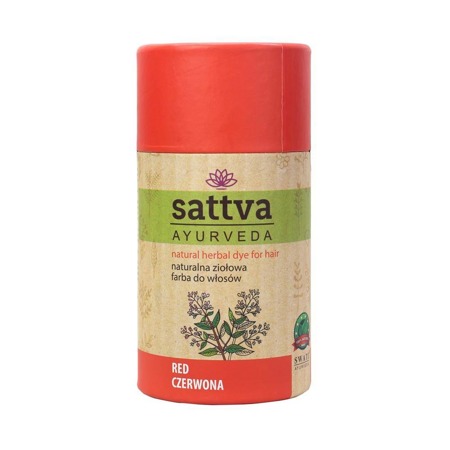 SATTVA Natural Herbal Dye for Hair Red 150g