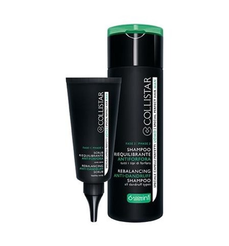 Shampoo&Rebalancing zestaw Shampoo przeciwłupieżowy szampon do włosów 200ml+ Rebalancing Anti-Dandruff Scrub przeciwłupieżowy scrub 50ml