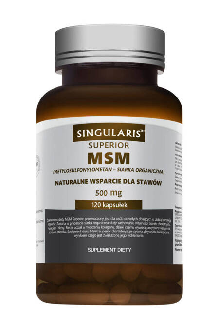 Singularis Superior MSM 500 mg 120 kapsułek