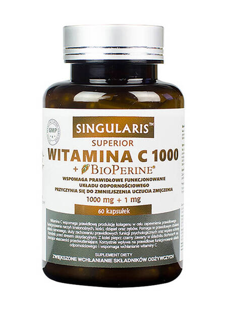 Singularis Witamina C 1000 + Bioperine® 60 kapsułek