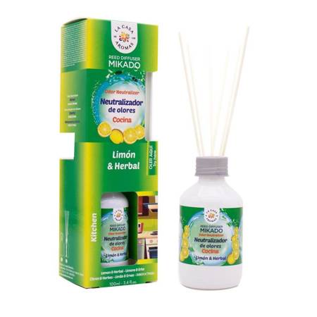 Special Kitchen Odor Neutralizer Reed Diffuser patyczki zapachowe Cytryna i Zioła 100ml
