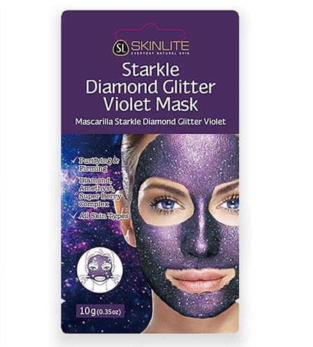 Starkle Diamond Glitter Violet Mask diamentowa maseczka peel-off w płachcie 10g