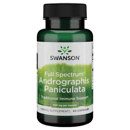 Swanson Full Spectrum Andrographis Paniculata 400 mg 60 kapsułek