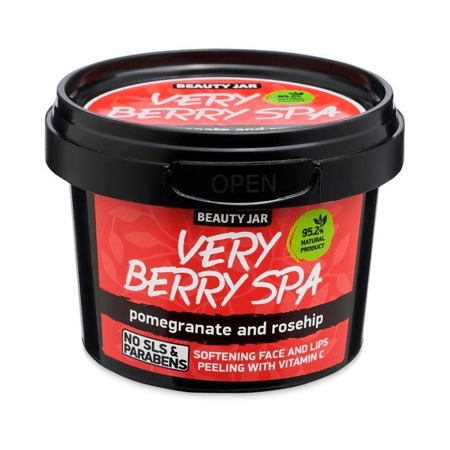 Very Berry Spa delikatny peeling do twarzy i ust z witaminą C 120g