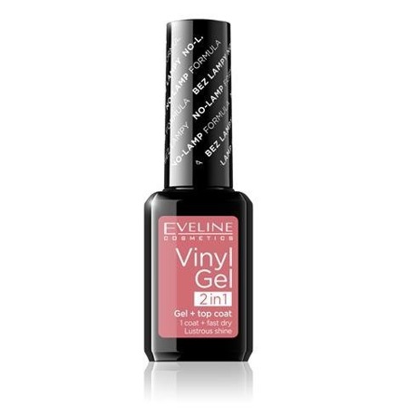 Vinyl Gel winylowy lakier do paznokci+top coat 2w1 204 12ml