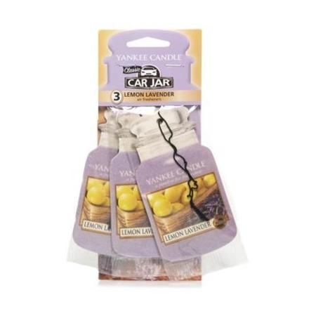 YANKEE CANDLE Car Jar Bonus Pack Lemon Lavender 3sztuki