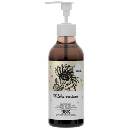 YOPE Naturalny szampon do włosów Mleko Owsiane 300ml