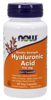 Now Foods Kwas hialuronowy Hyaluronic Acid Double Strength 100mg 60 kapsułek wegańskich